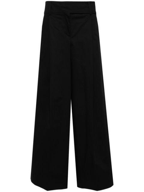 high-waisted wide-leg trousers by PINKO