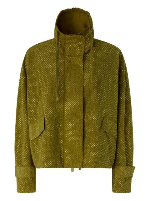 hoodied pocket jacket by PINKO