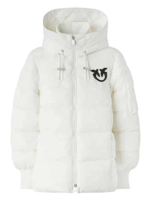 hoodied quilted coat by PINKO