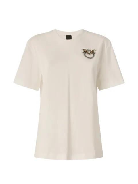 jewel detail T-shirt by PINKO