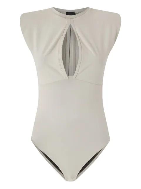 keyhole-neck bodysuit by PINKO