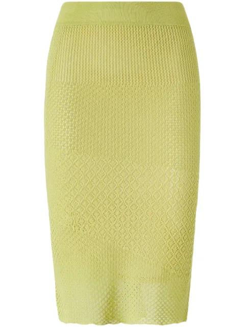 knitted midi skirt by PINKO