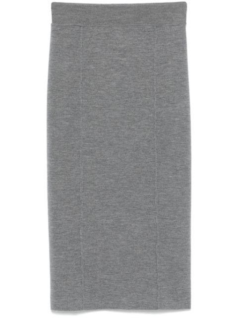 knitted pencil skirt by PINKO