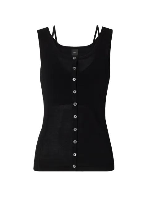 knitted strap top by PINKO