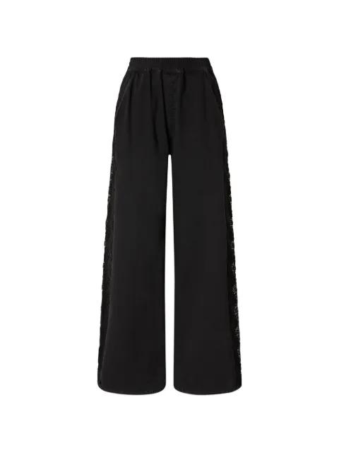 lace-detail trousers by PINKO