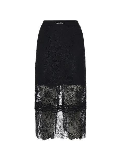 lace midi skirt by PINKO