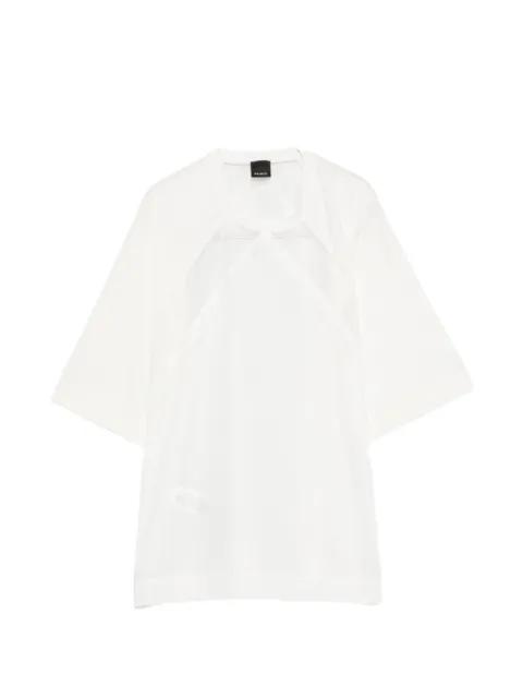 lace panel T-shirt by PINKO