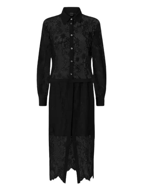 lace-panel maxi dress by PINKO