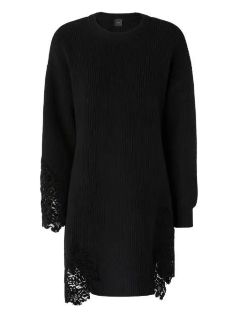 lace panel mini dress by PINKO