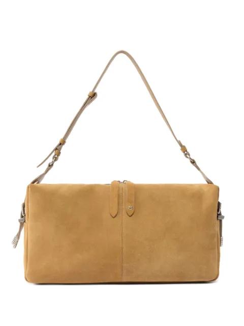 large Keeper suede shoulder bag by PINKO