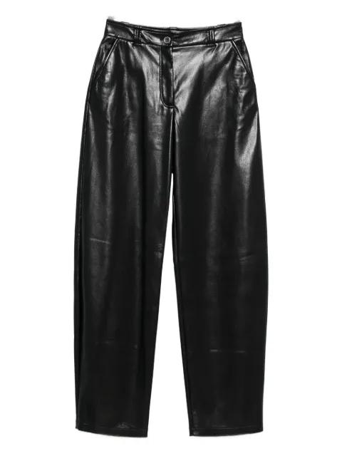 leather-effect trousers by PINKO