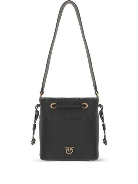 leather shoulder bag by PINKO