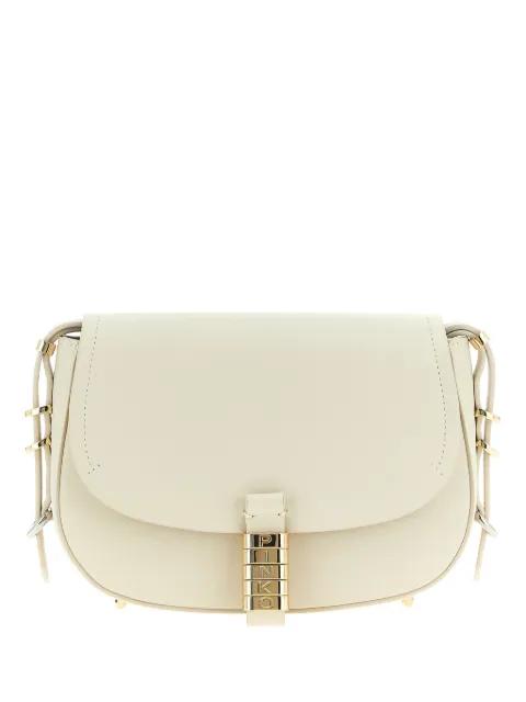 leather shoulder bag by PINKO