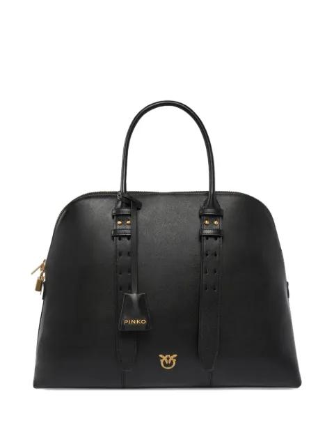 leather tote bag by PINKO