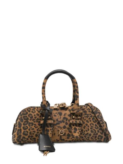 leopard-print tote bag by PINKO