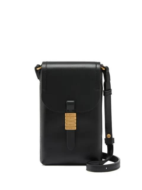 lettering-detail shoulder bag by PINKO