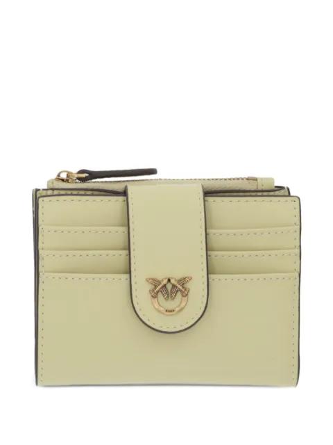 logo-appliqué zip wallet by PINKO