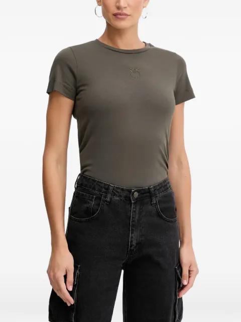 logo-detail T-shirt by PINKO