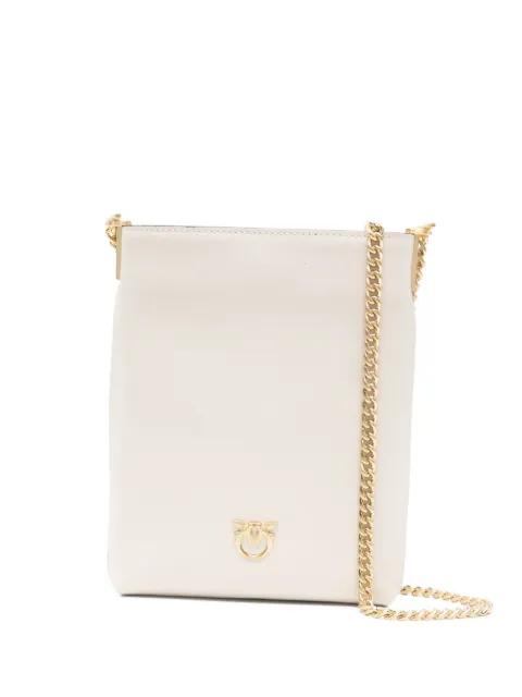 logo-detail shoulder bag by PINKO