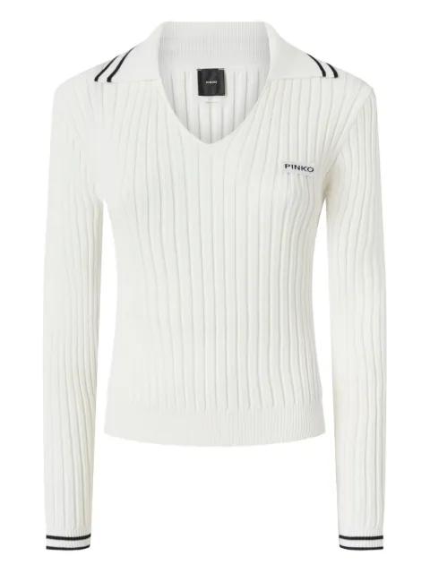 logo-detail sweater by PINKO