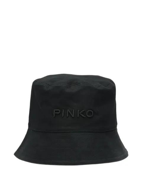 logo-embroidered bucket hat by PINKO