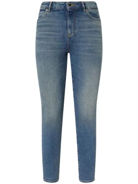 logo-embroidered slim-fit jeans by PINKO