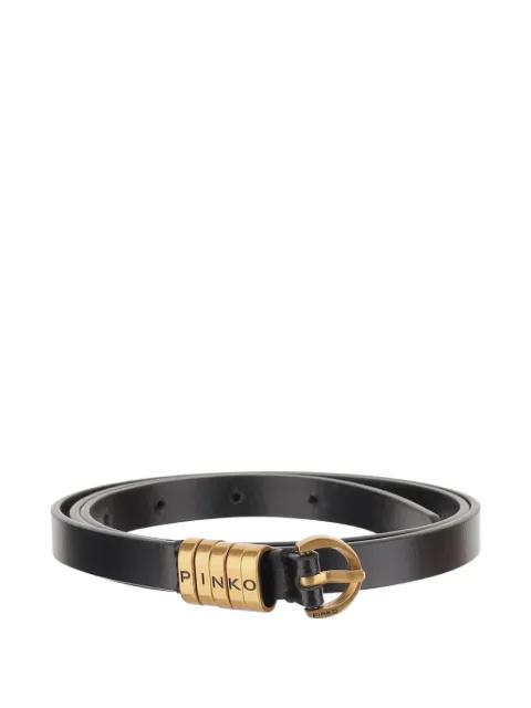 logo-hardware belt by PINKO