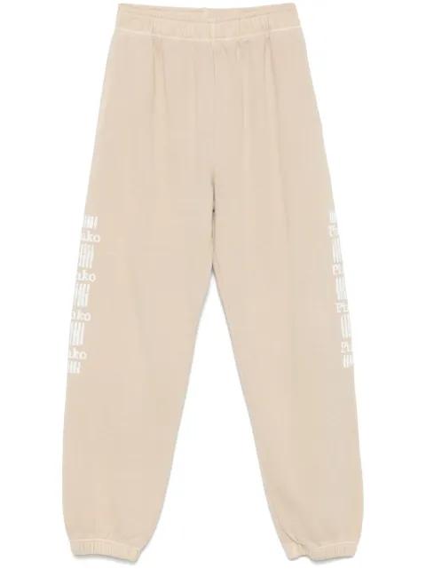 logo-print track pants by PINKO