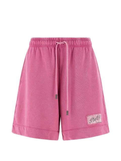 logo track shorts by PINKO