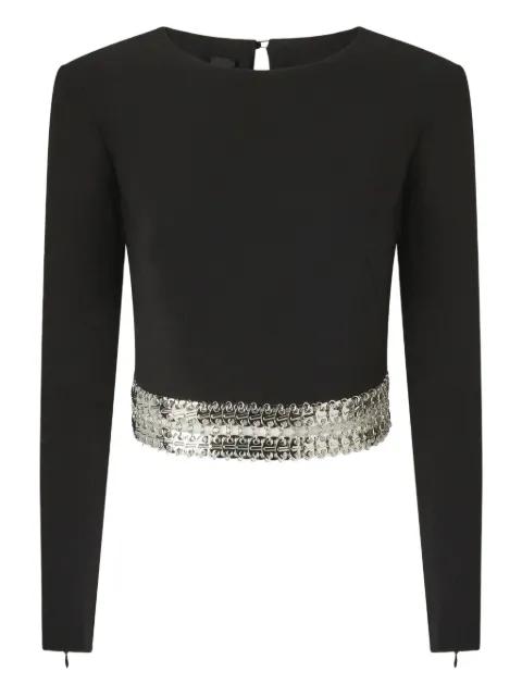 long-sleeve top by PINKO