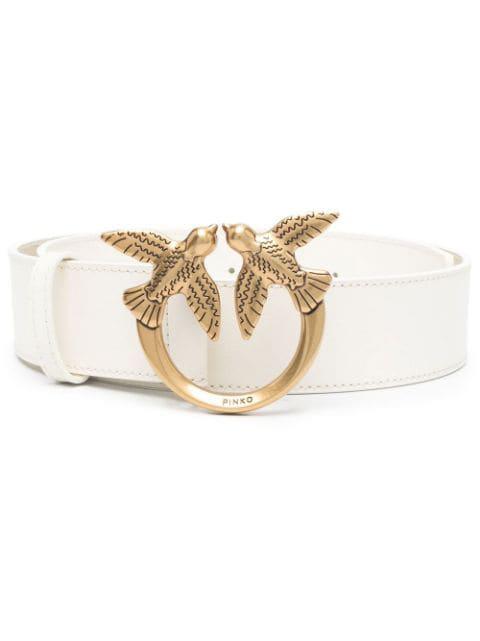 love bird leather belt by PINKO