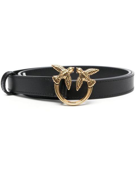 love bird leather belt by PINKO