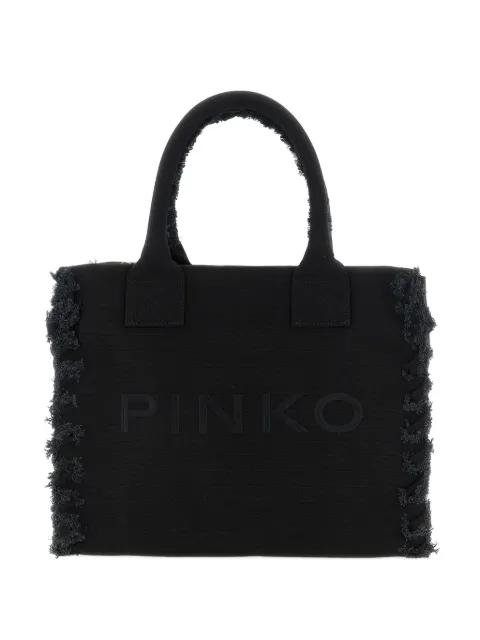 medium Beach fringed shopper tote bag by PINKO