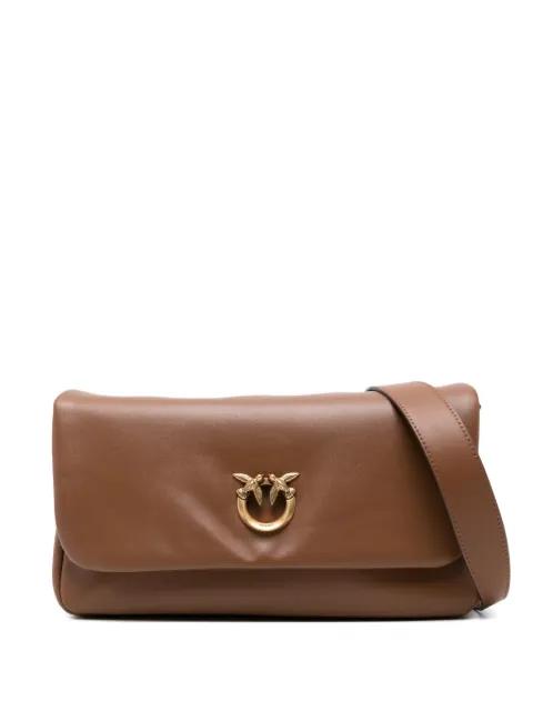medium Click Soft Horizontal birds-detail shoulder bag by PINKO