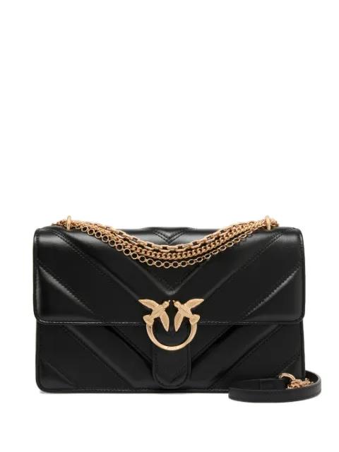 medium Love Bag One chevron shoulder bag by PINKO