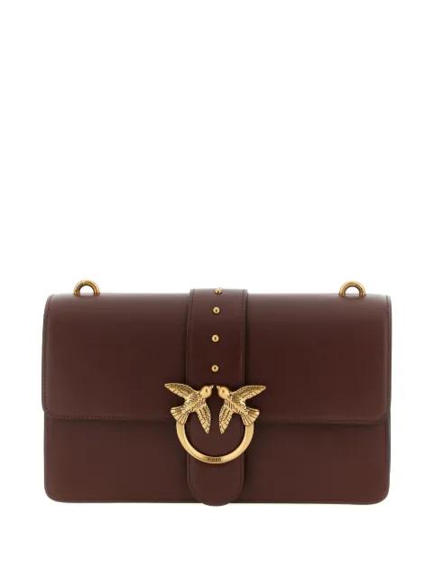 medium Love One Classic leather cross body bag by PINKO