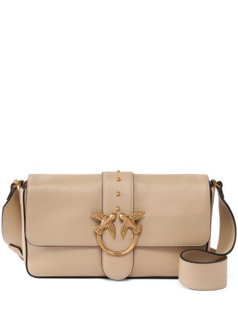 medium Love leather shoulder bag by PINKO