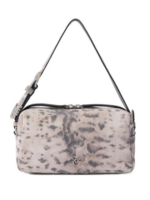 medium python-print shoulder bag by PINKO