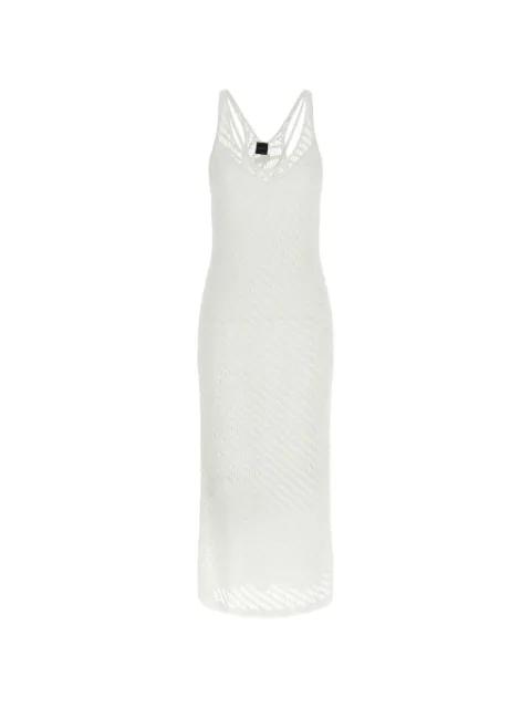 mesh V-neck miraggio dress by PINKO
