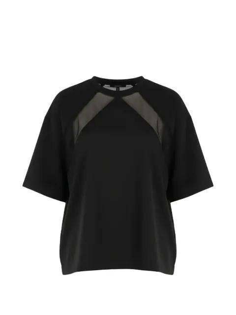 mesh-panel T-shirt by PINKO
