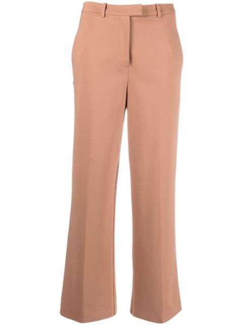mid-rise straight-leg trousers by PINKO