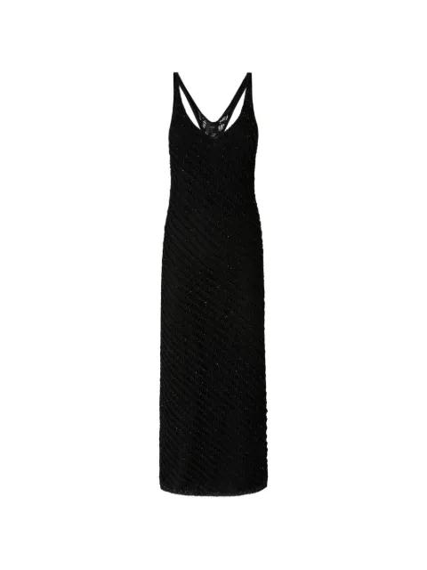 midi V-neck dress by PINKO