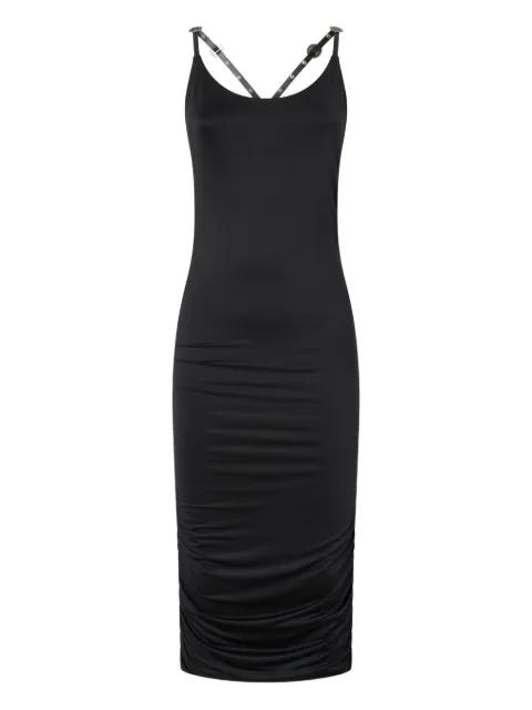midi cross-strap dress by PINKO