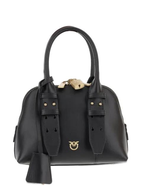 mini Escape Love Birds padlock leather tote bag by PINKO
