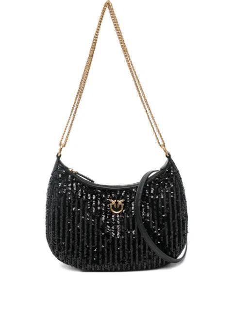 mini Half Moon sequinned shoulder bag by PINKO