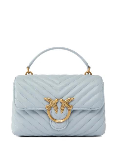 mini Lady Love chevron-pattern tote bag by PINKO
