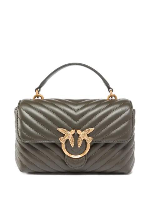 mini Love Lady chevron tote bag by PINKO
