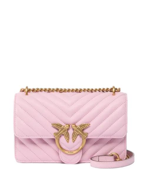 mini Love One chevron cross body bag by PINKO