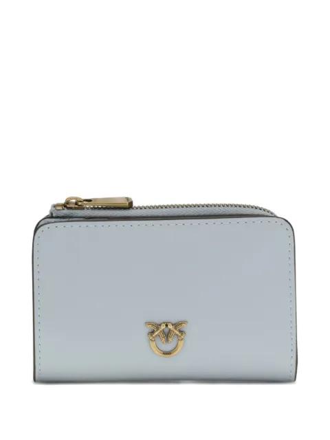 mini logo-plaque wallet by PINKO