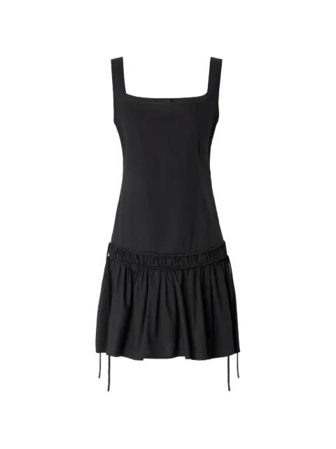 mini square-neck ruffled dress by PINKO